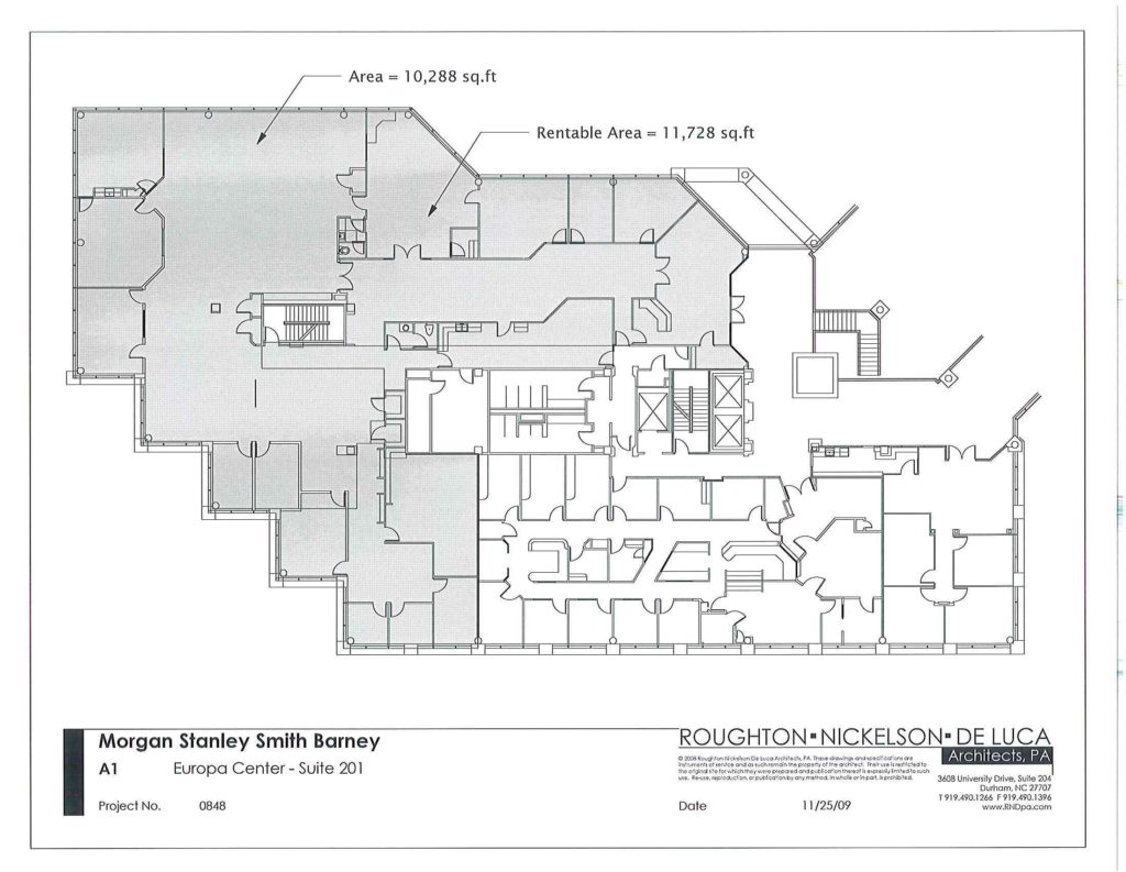 Suite 201 Modified area plan Hor 1-10